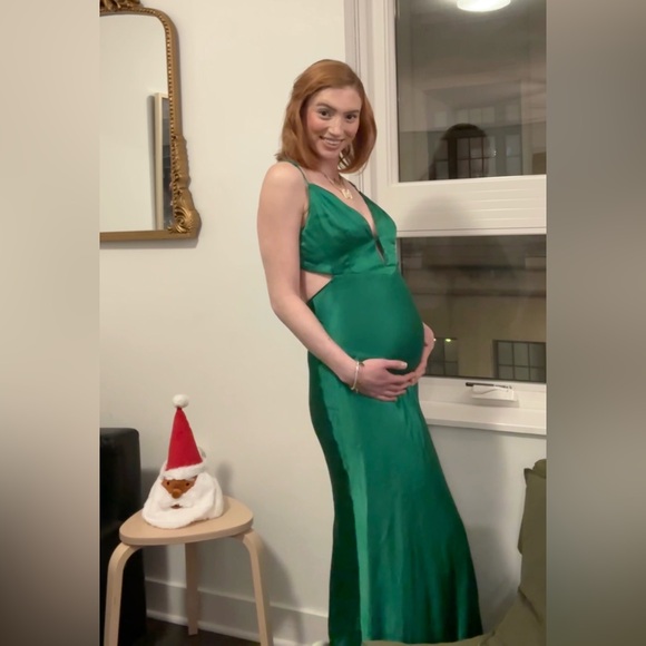 Bardot Karlotta Holiday Slip Dress Emerald Green - Picture 3 of 10